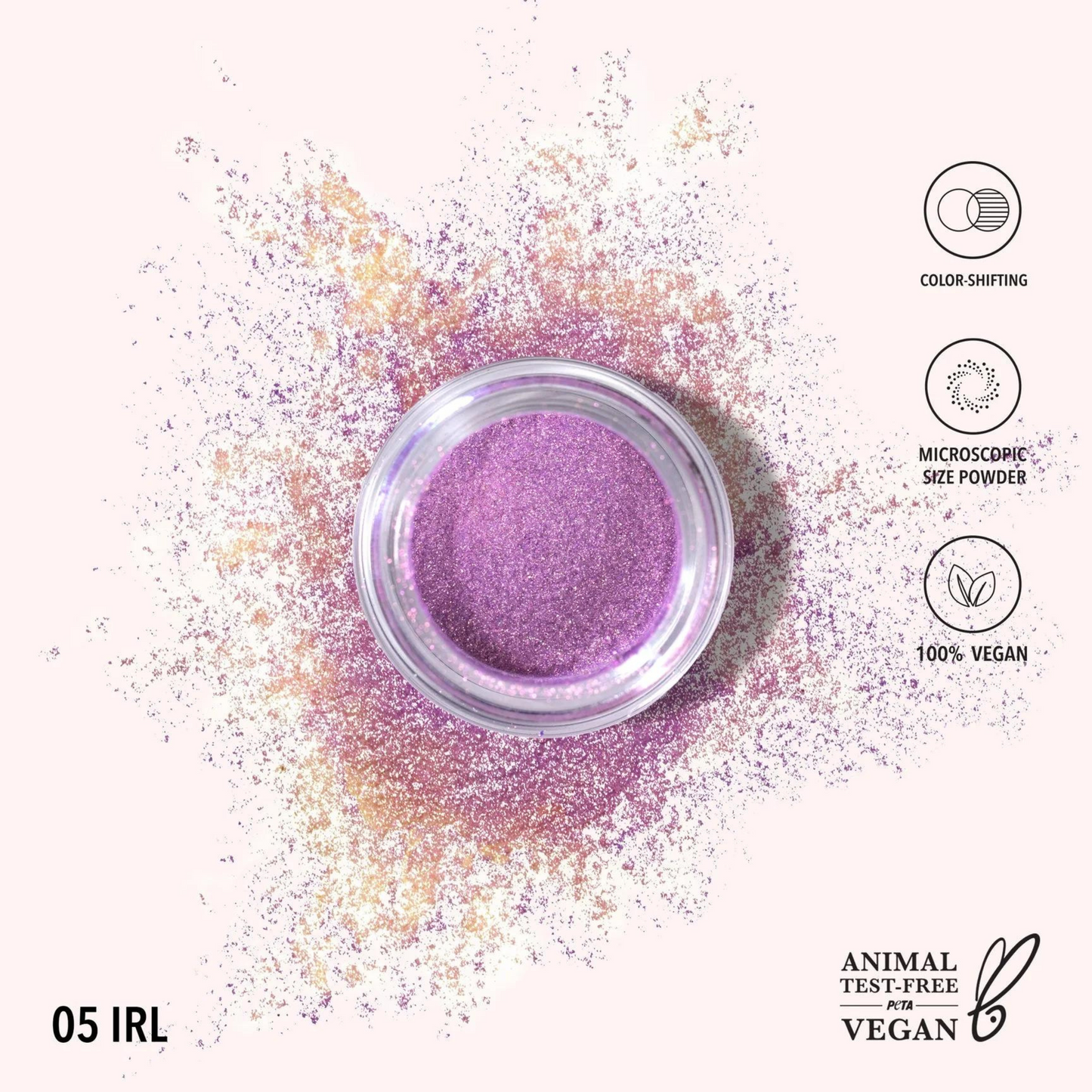 Starstruck Chrome Loose Powder | Pigmento para Sombras Cromáticas en Polvo Suelto | Moira
