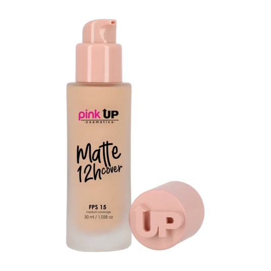 Matte Cover 12H | Base de Maquillaje Líquida Mate | Pink Up