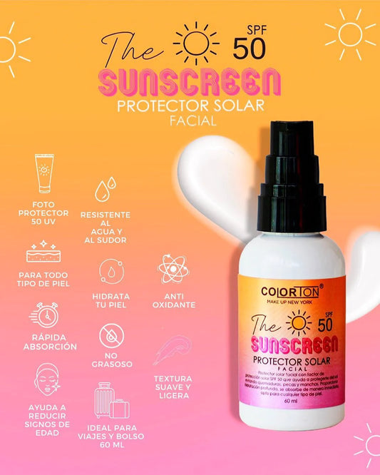 The Sunscreen SPF 50 | Protector Solar SPF 50 | Colorton