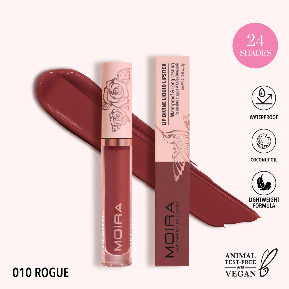 Lip Divine | Liquid Lipstick | Labial Líquido Indeleble | Moira