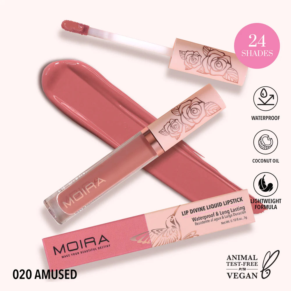 Lip Divine | Liquid Lipstick | Labial Líquido Indeleble | Moira