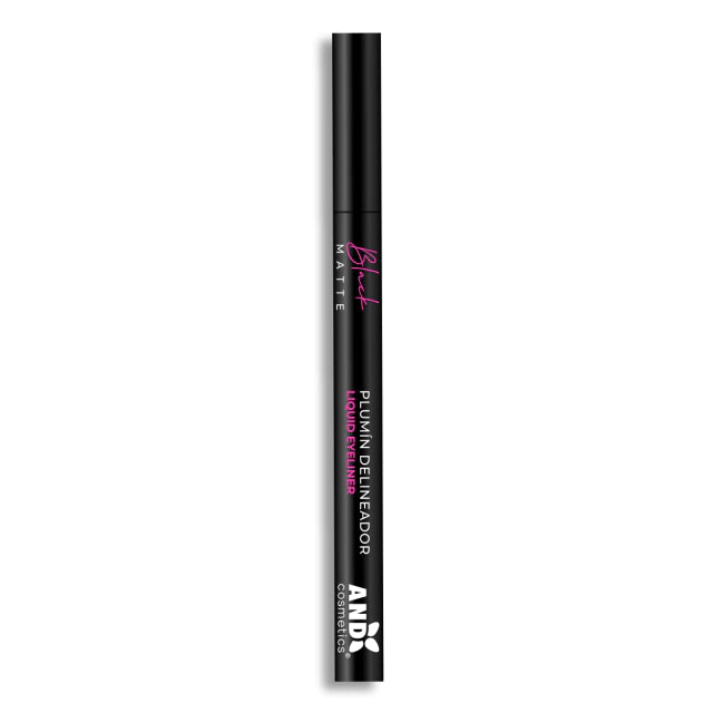 Plumín Delineador Negro Mate | Liquid Eyeliner | AND Cosmetics