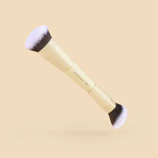 Brocha Dual para Base y Crema | Atenea Beauty