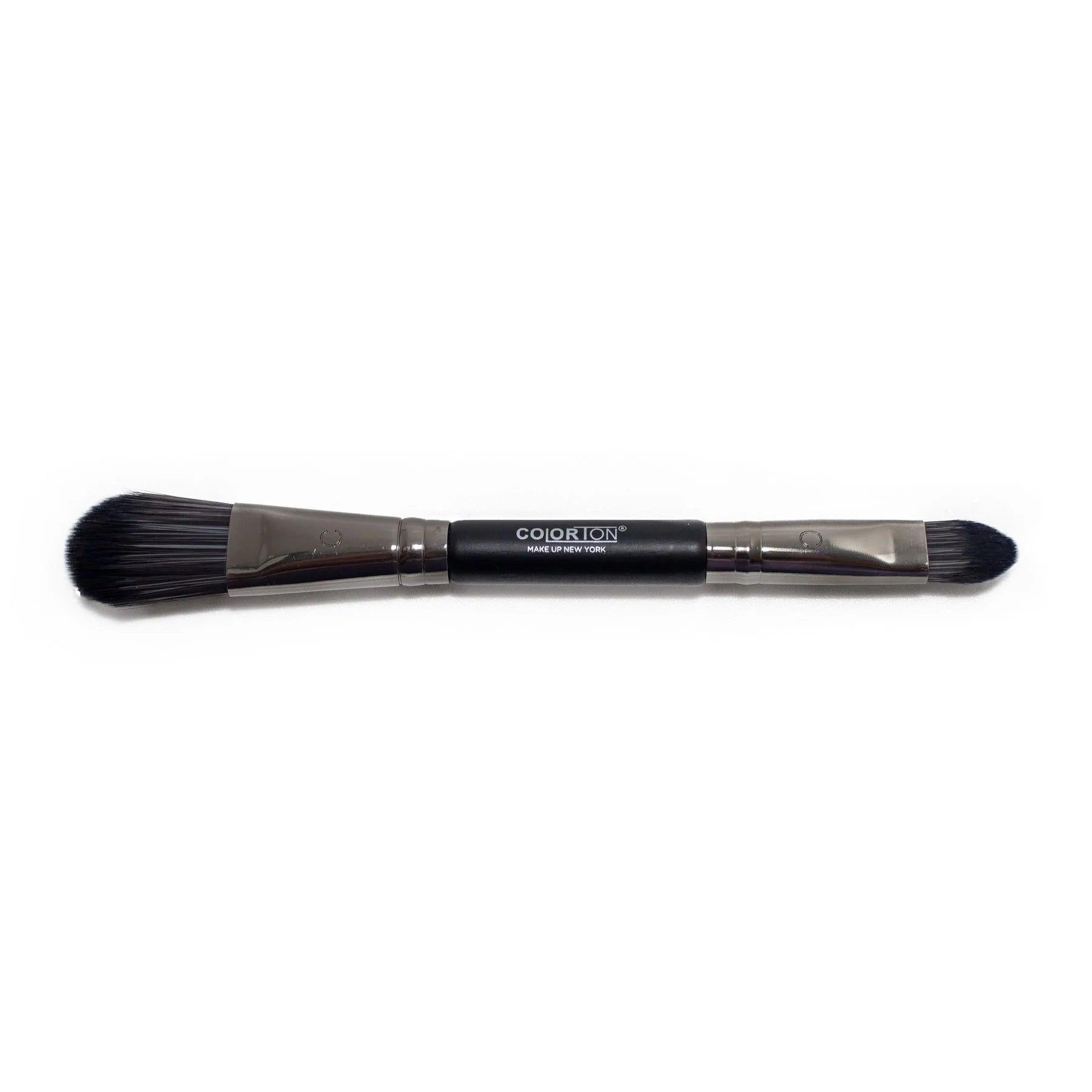 Brocha Profesional Doble para Maquillaje y Corrector CB111 | Colorton ...