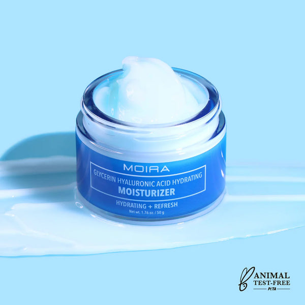 Crema Hidratante con Ácido Hialurónico y Glicerina | Glycering Hyaluronic Acid Hydrating Moisturizer | Moira