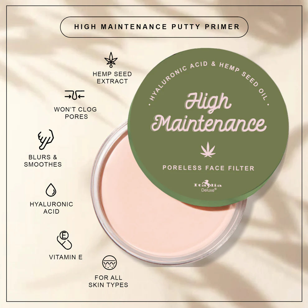 High Maintenance Poreless Primer | Primer en Crema para Poros | Italia Deluxe