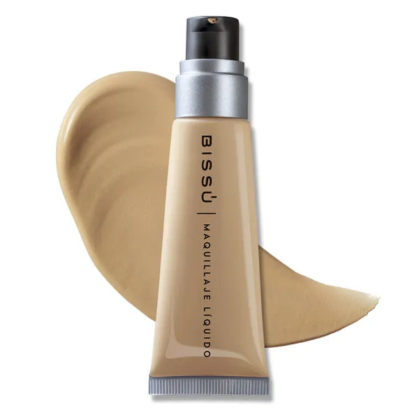 Maquillaje Liquido | Base de Maquillaje Cobertura Ligera a Media | Bissú